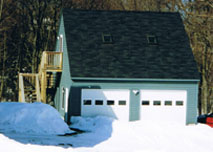 New Detached Garage, Custom Room Over Garage & Staircase